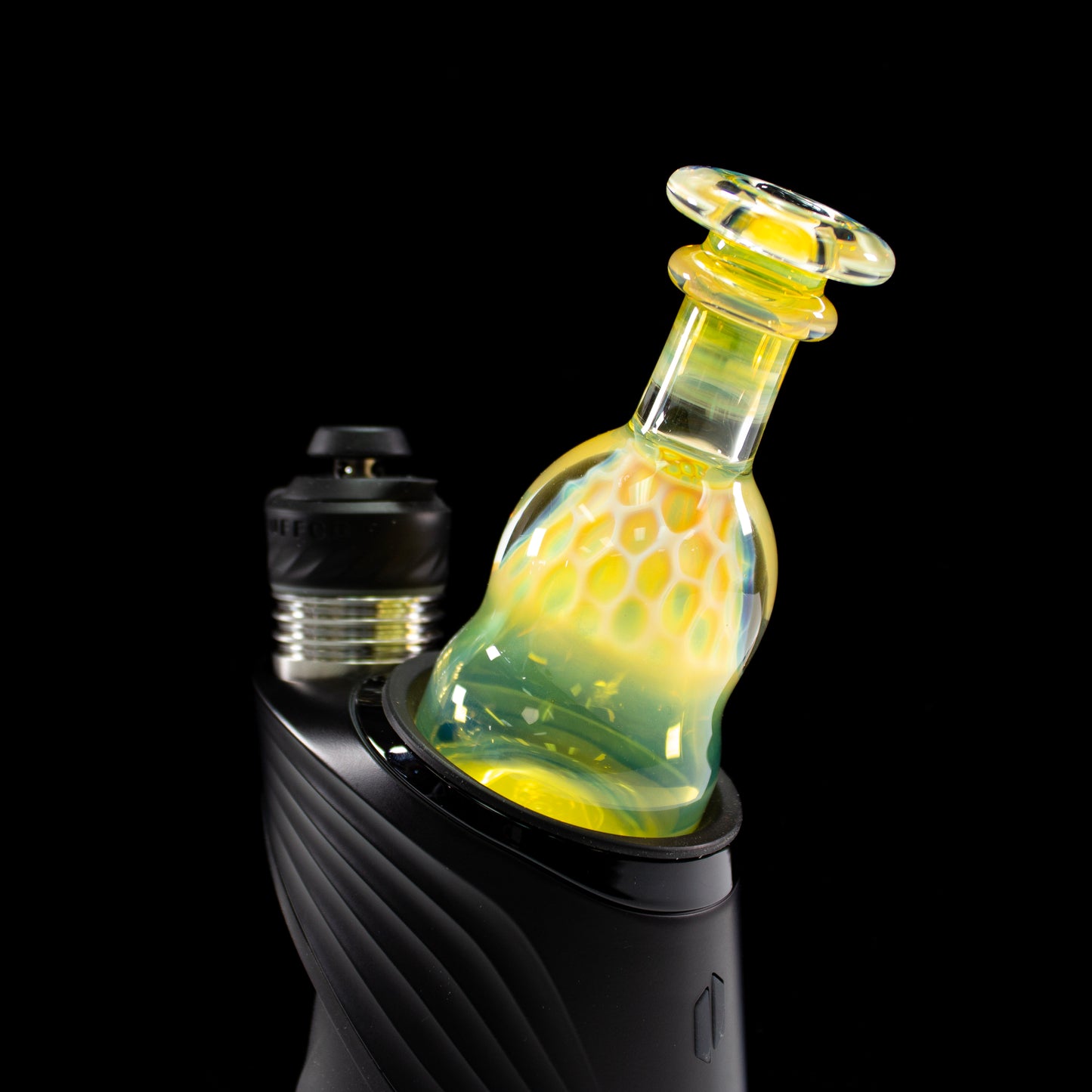 Catfish Glass Fumed Lip Honeycomb Dry Top #CAF40 - Planet Caravan