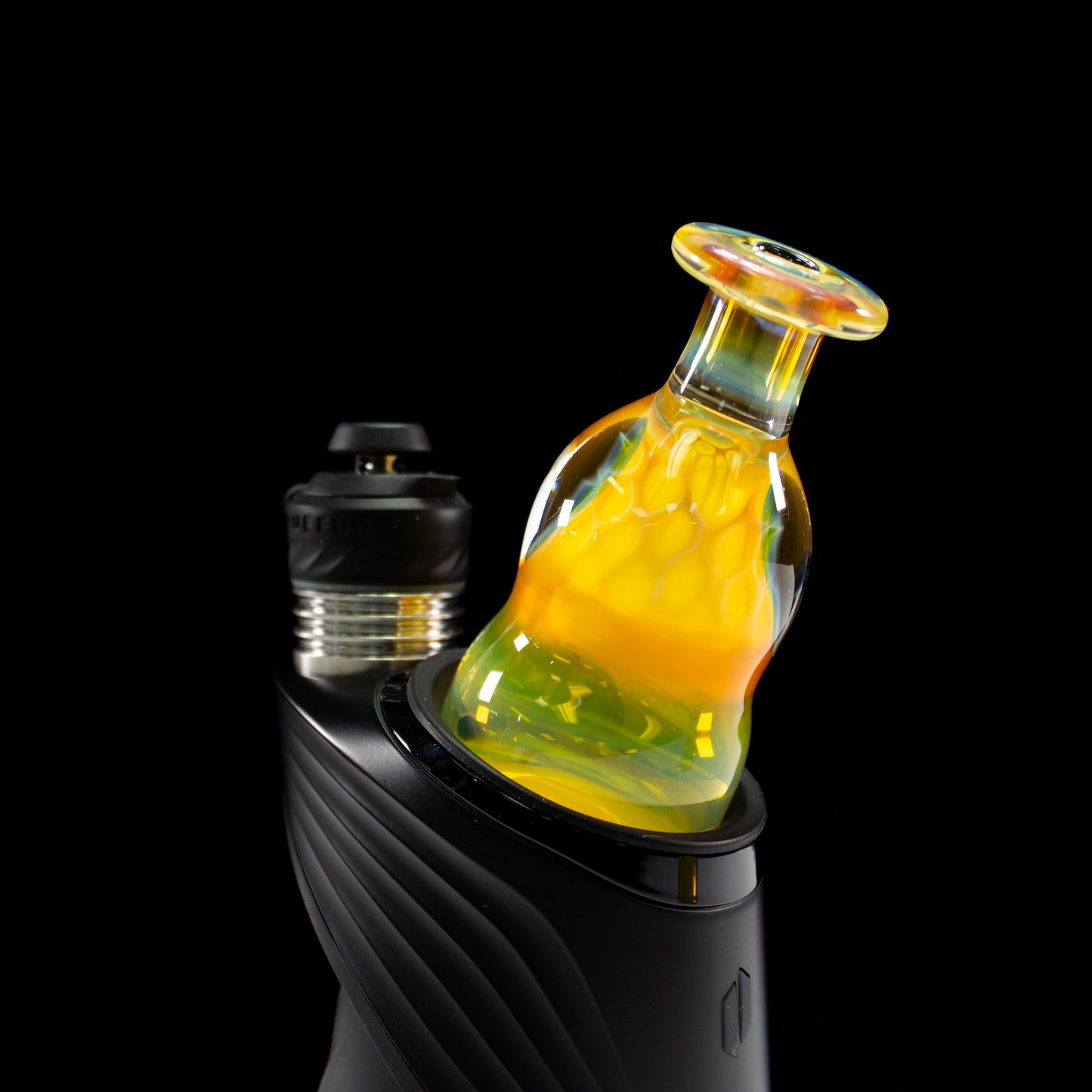 Catfish Glass Fumed Lip Honeycomb Dry Top #CAF31 - Planet Caravan