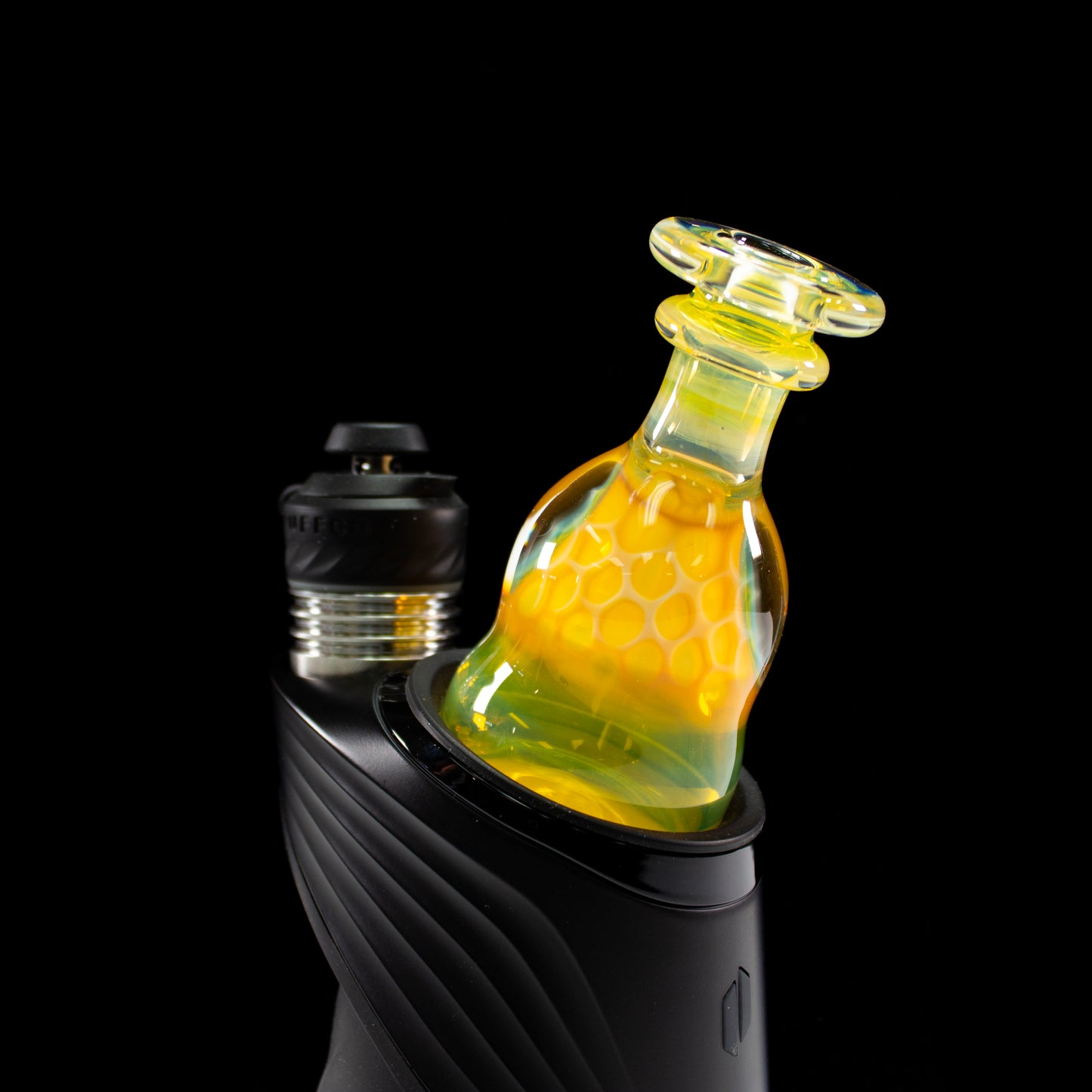 Catfish Glass Fumed Lip Honeycomb Dry Top #CAF30 - Planet Caravan