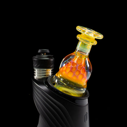 Catfish Glass Fumed Lip Honeycomb Dry Top #CAF29 - Planet Caravan