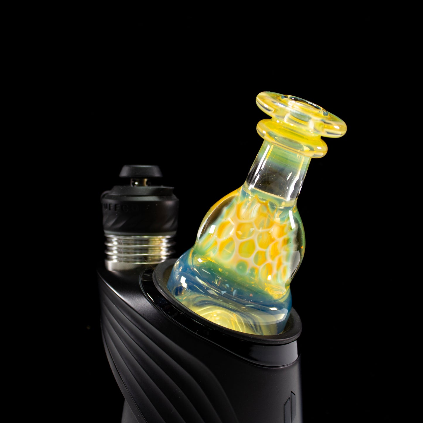 Catfish Glass Fumed Lip Honeycomb Dry Top #CAF24 - Planet Caravan