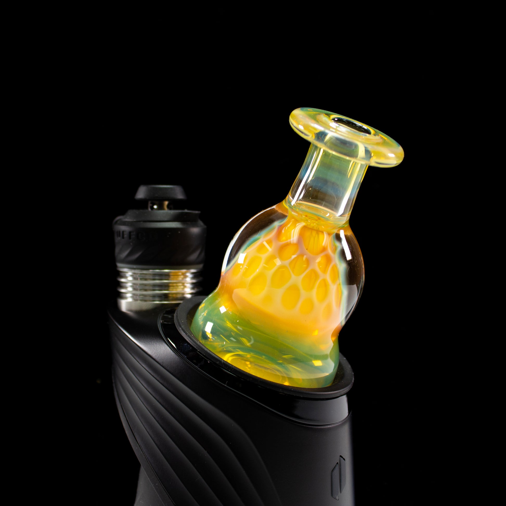 Catfish Glass Fumed Lip Honeycomb Dry Top #CAF22 - Planet Caravan