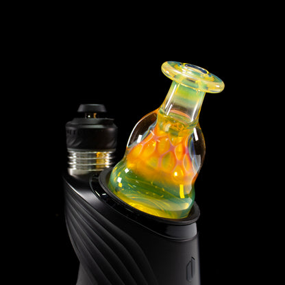 Catfish Glass Fumed Lip Honeycomb Dry Top #CAF21 - Planet Caravan