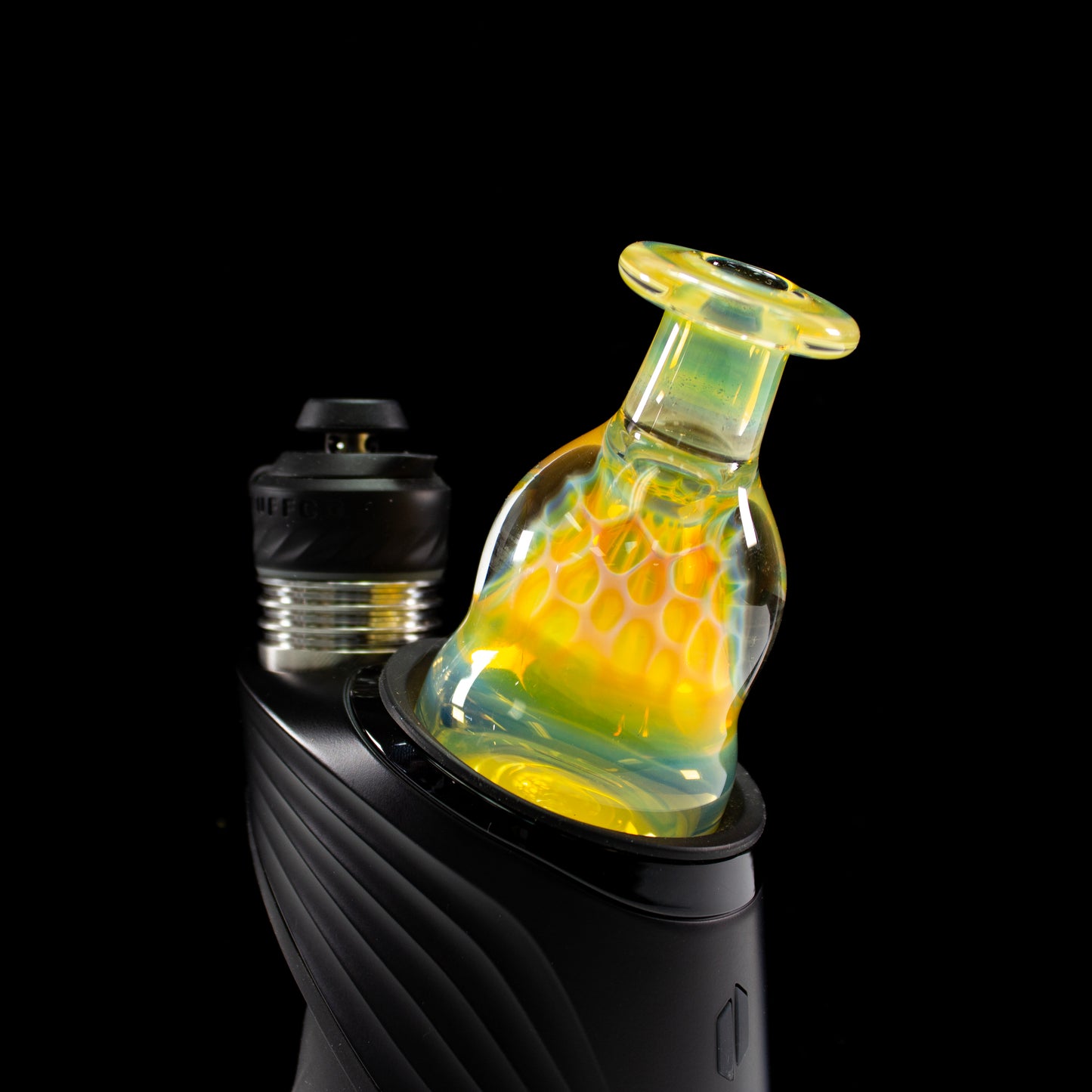 Catfish Glass Fumed Lip Honeycomb Dry Top #CAF20 - Planet Caravan