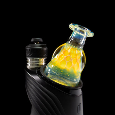 Catfish Glass Fumed Lip Honeycomb Dry Top #CAF19 - Planet Caravan