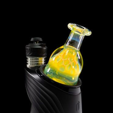 Catfish Glass Fumed Lip Honeycomb Dry Top #CAF18 - Planet Caravan