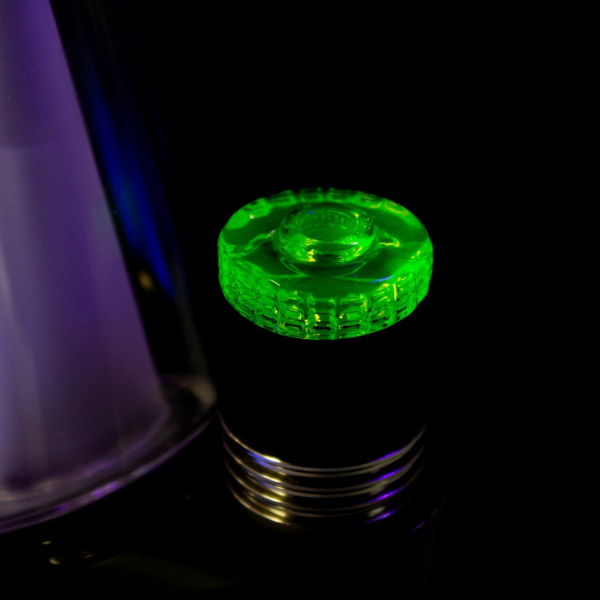 Nib Glass 3DXL Bolt Joystick Spinner Cap Vaporizer Accessories | Planet Caravan