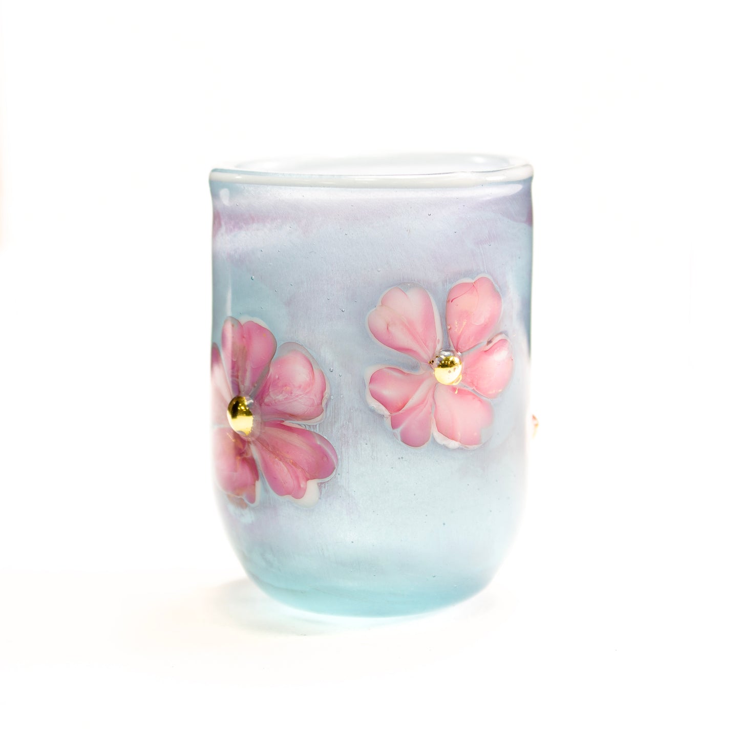 Sarita - Proxy Core Cup - Icy Blue Satin & Flora