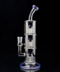 Toro Glass Purple & Blue Accented Macro Triple 8 Arm - Planet Caravan