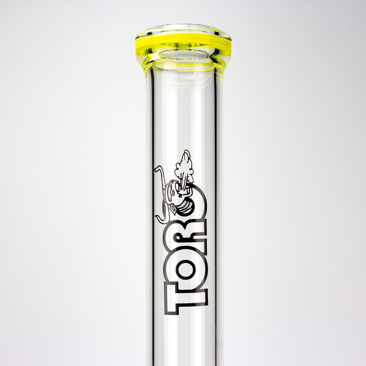 Toro Glass Yellow Accent Circ/13 Arm Tube with Reversal Caps - Planet Caravan