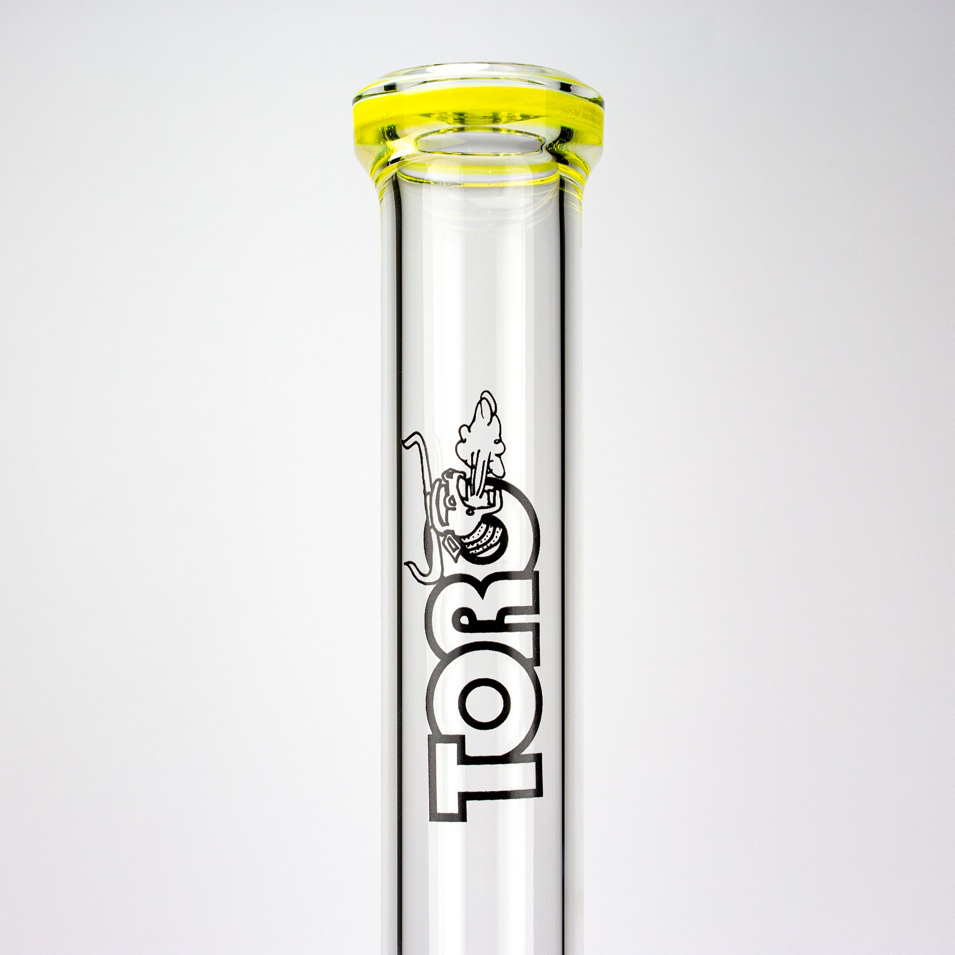 Toro Glass Yellow Accent Circ/13 Arm Tube with Reversal Caps - Planet Caravan