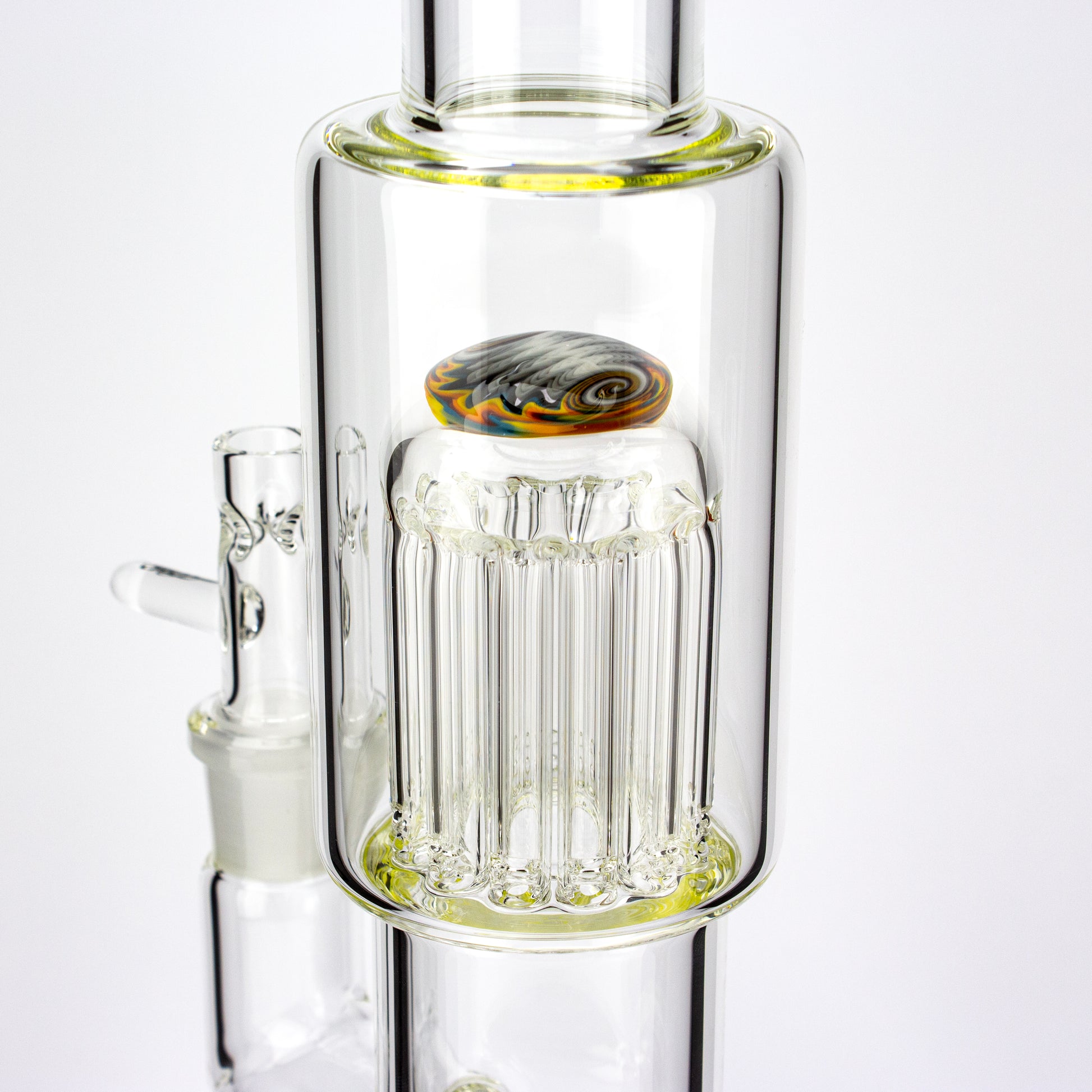 Toro Glass Yellow Accent Circ/13 Arm Tube with Reversal Caps - Planet Caravan