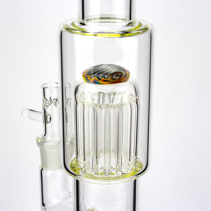 Toro Glass Yellow Accent Circ/13 Arm Tube with Reversal Caps - Planet Caravan