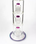 Toro Glass Purple & Blue Accented Macro Triple 8 Arm - Planet Caravan