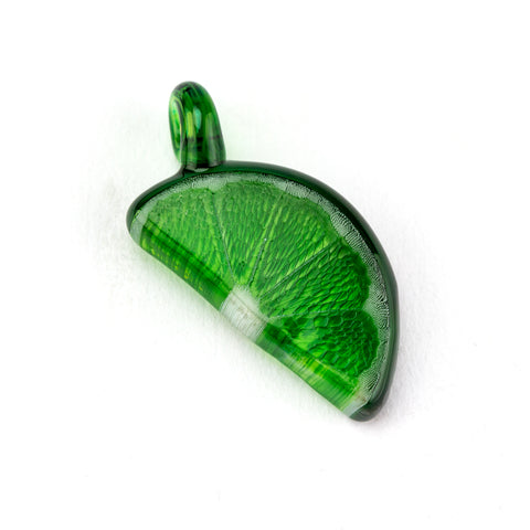Steve Hagan Glass Full Glass Lime Citrus Pendy #HGN53 - Planet Caravan