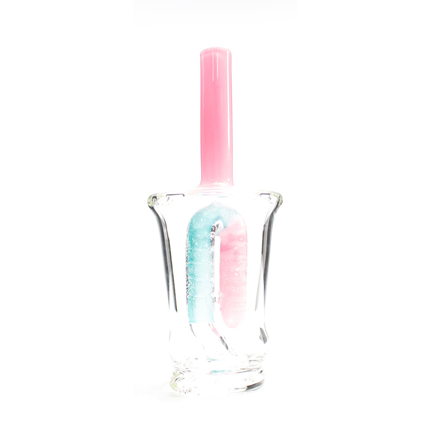 Pink & Aqua Candy Cup Peak Top #EMP462