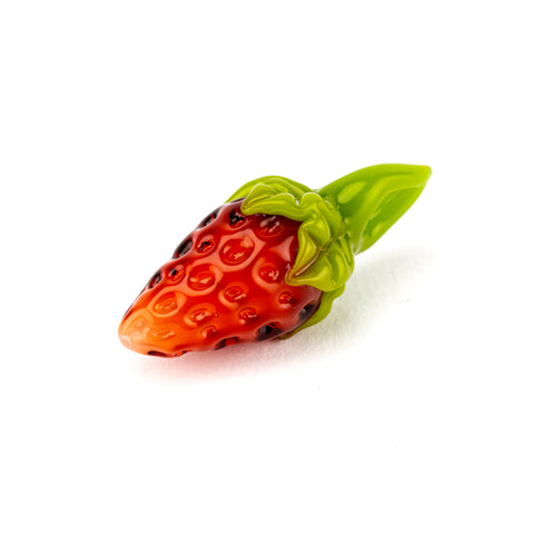 Strawberry Glass Mini Strawberry Pendant #STR01 - Planet Caravan