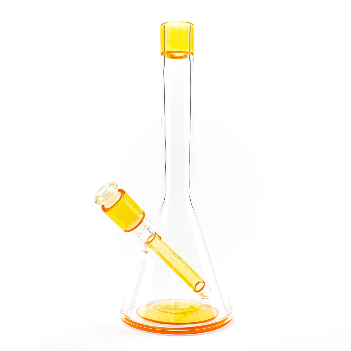 Strawberry Glass Tangelo & Lava Accent Mini Tube #STR09 - Planet Caravan