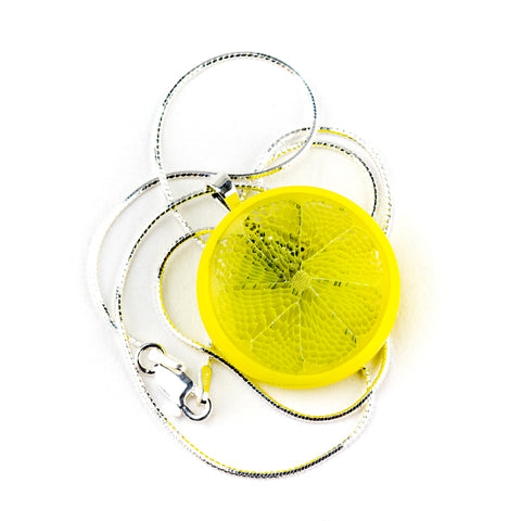 Steve Hagan Glass Lemon Citrus Pendant #HGN67 - Planet Caravan