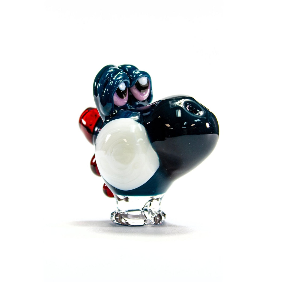 Willy Glass Guy Blue Yoshi Pivot Tip WGG12 Heady Pivot Accessories | Planet Caravan