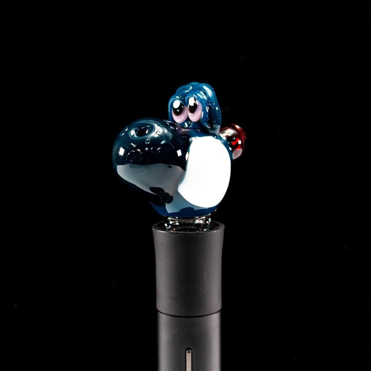Willy Glass Guy Blue Yoshi Pivot Tip WGG12 Heady Pivot Accessories | Planet Caravan