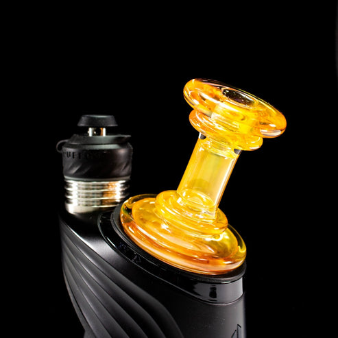 Glass By Yeti Fumed Peak Dry Top Attachment YD022 Vaporizer Attachments | Planet Caravan