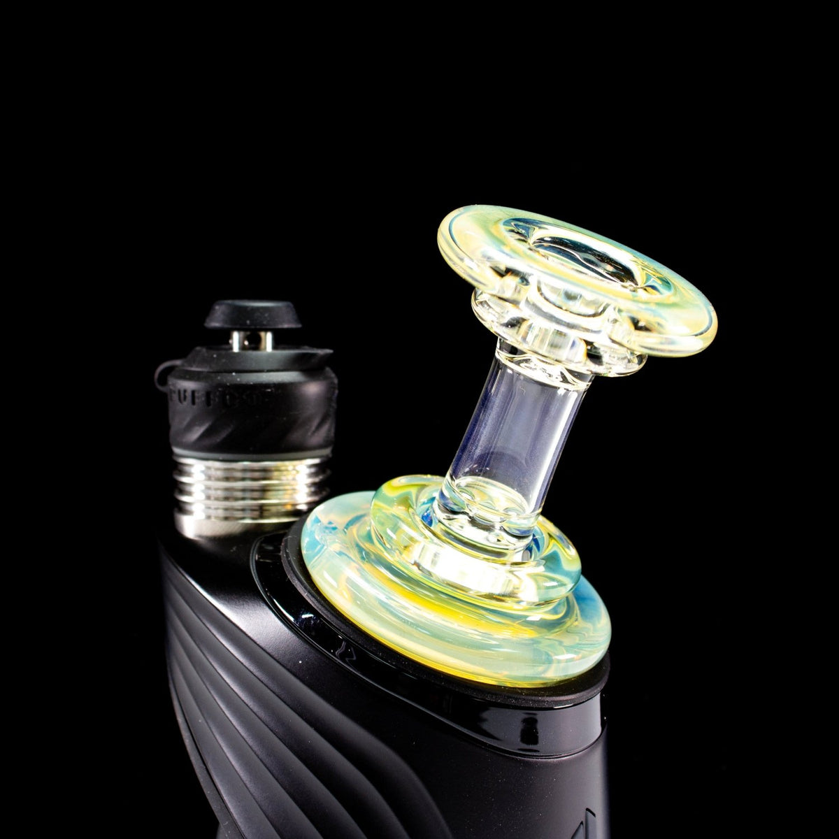 Glass By Yeti Fumed Peak Dry Top Attachment YD023 Vaporizer Attachments | Planet Caravan