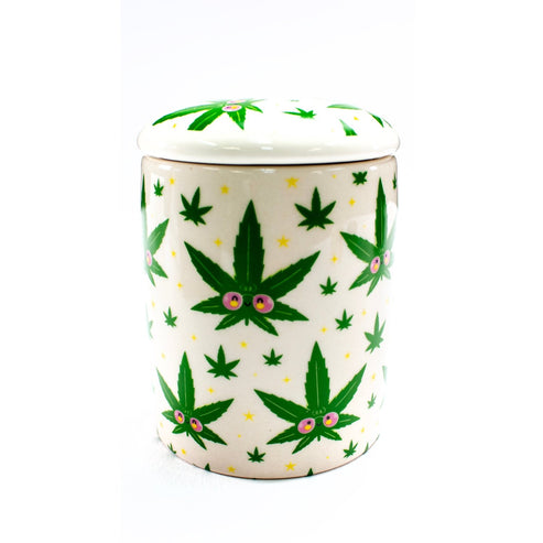 Fujima Fujima Ceramic Stash Jar 2.75" Storage | Planet Caravan