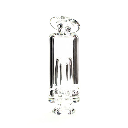 Slate Glass | Clear Kickback Core Bubbler