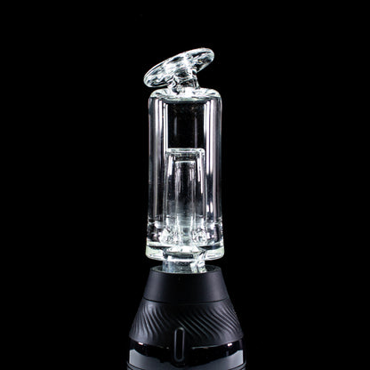 Slate Glass | Clear Kickback Core Bubbler