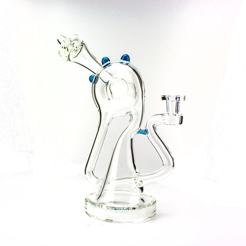 Major GlassLab Blue Stardust Spoolcycler #MGL05 - Planet Caravan