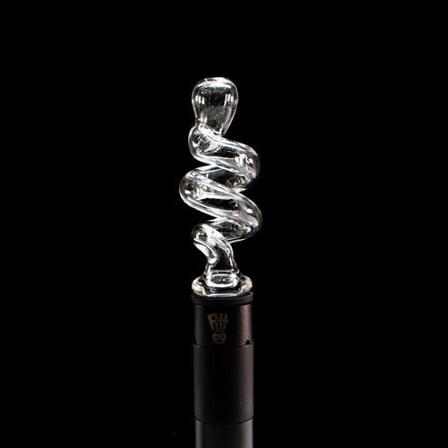 Sno Glass Clear Coil Pivot Tip SNO02 Heady Pivot Accessories | Planet Caravan