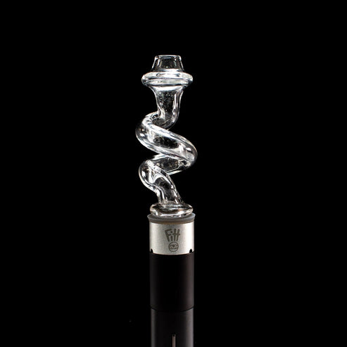 Sno Glass Clear Coil Pivot Tip SNO06 Heady Pivot Accessories | Planet Caravan