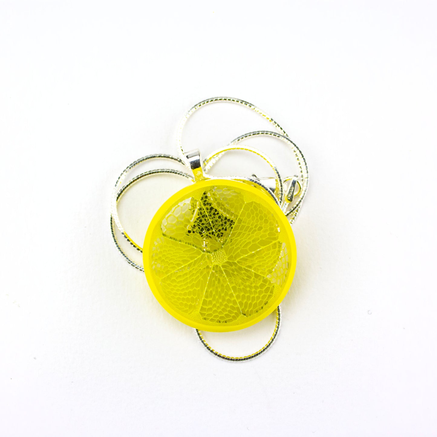 Steve Hagan Glass Lemon Slice Citrus Pendy #HGN75 - Planet Caravan