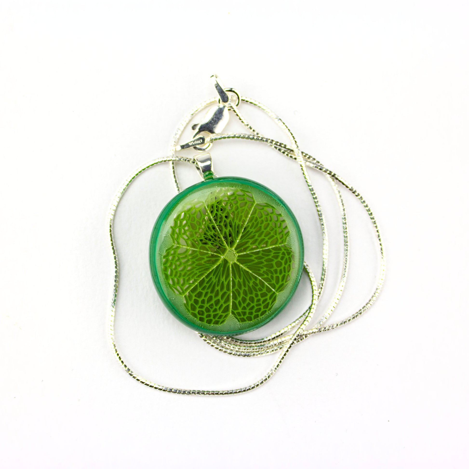Steve Hagan Glass Lime Slice Citrus Pendy #HGN76 - Planet Caravan
