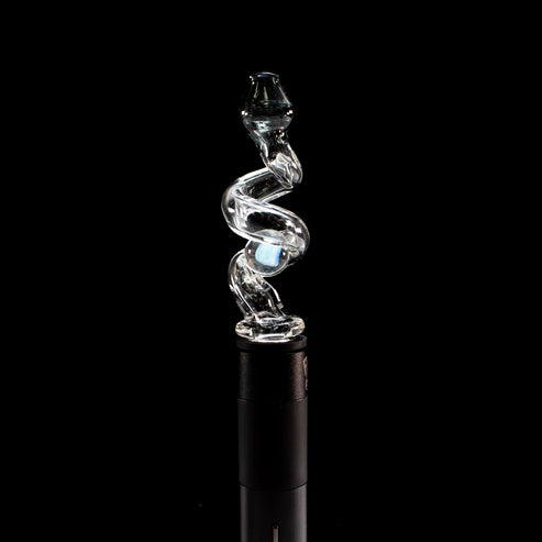 Sno Glass Opal Marble Coil Pivot Tip SNO10 Heady Pivot Accessories | Planet Caravan
