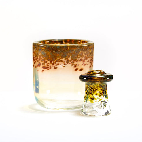 Heart & Mind Glass Heart & Mind - Clear Proxy Core Tip & Cup Set Heady Proxy Attachments | Planet Caravan