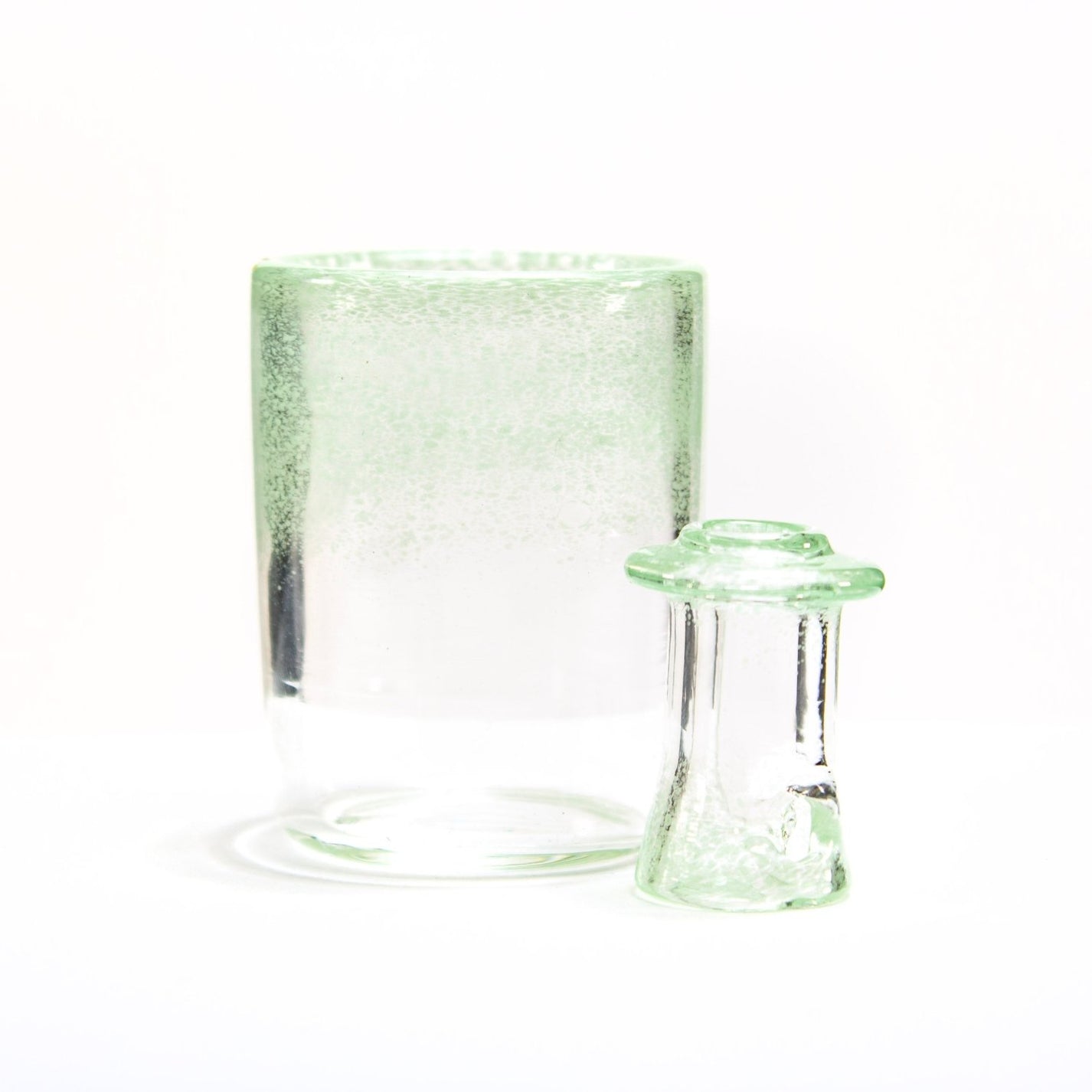 Heart & Mind Glass Heart & Mind - Clear Proxy Core Tip & Cup Set Heady Proxy Attachments | Planet Caravan