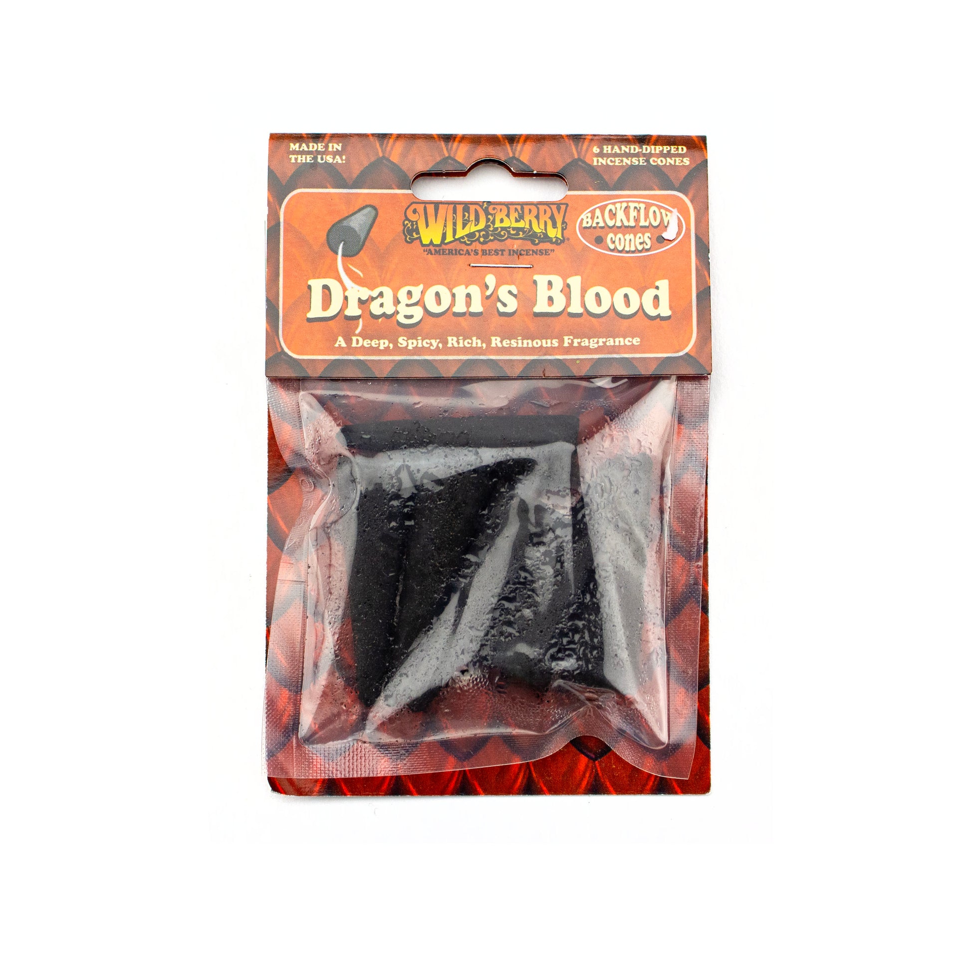 Wildberry Backflow Incense Cones - 6ct Bag - Planet Caravan