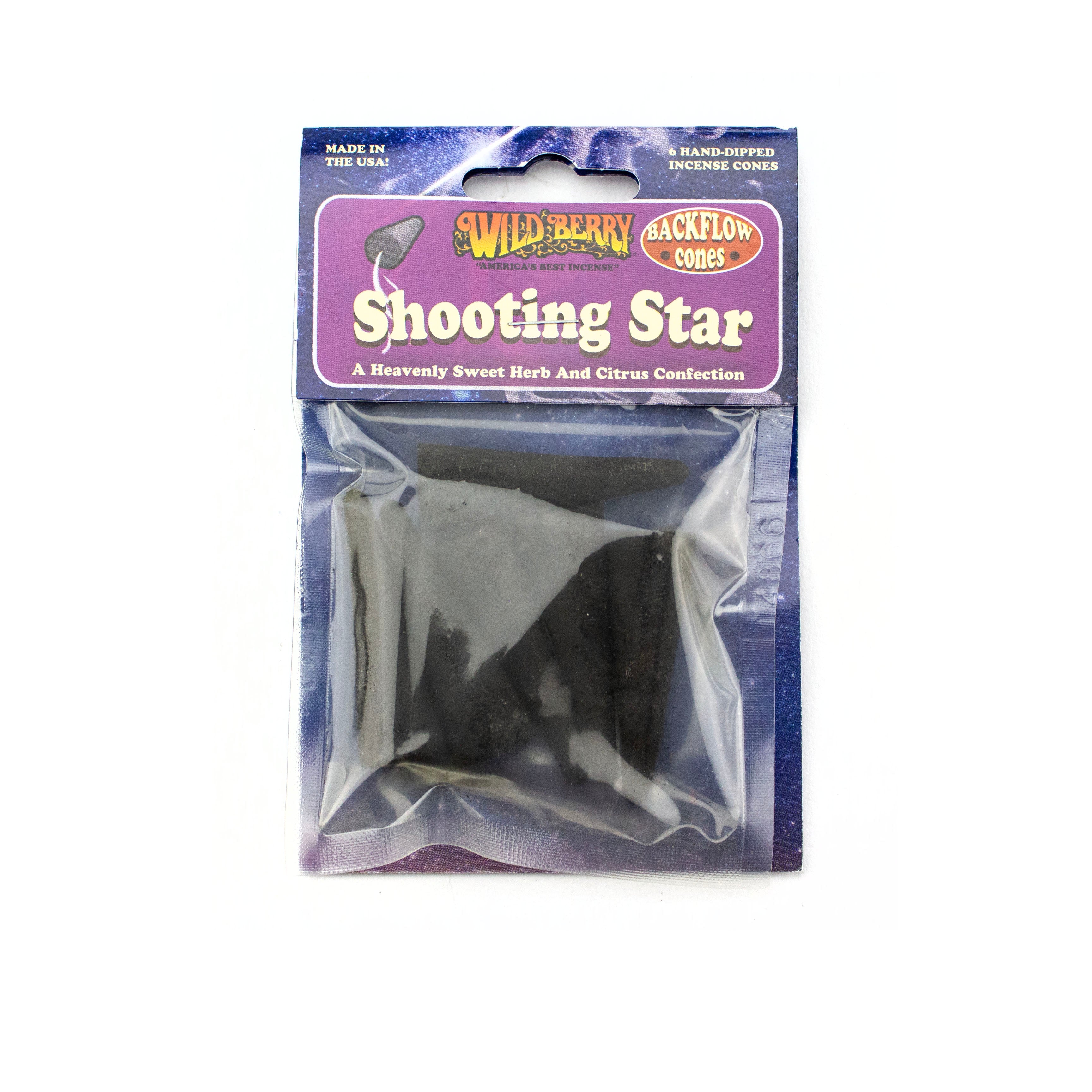 Wildberry Backflow Incense Cones - 6ct Bag - Planet Caravan