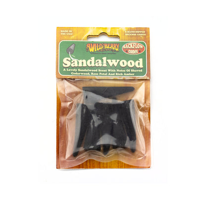Wildberry Backflow Incense Cones - 6ct Bag - Planet Caravan