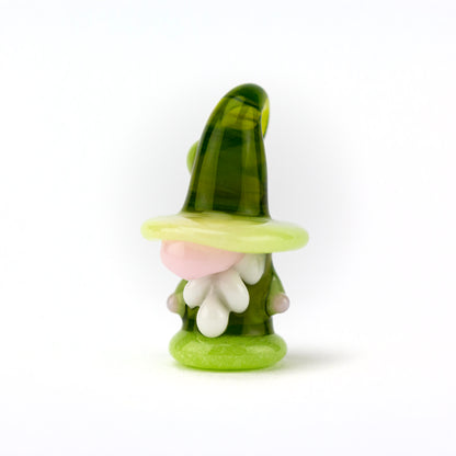 SRGlassworks Dense Opal Green & Pistachio Wizard Pendant #SRG48 - Planet Caravan