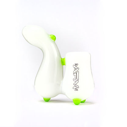 Alien Flower Monkey White & Green Double Spoon - Planet Caravan