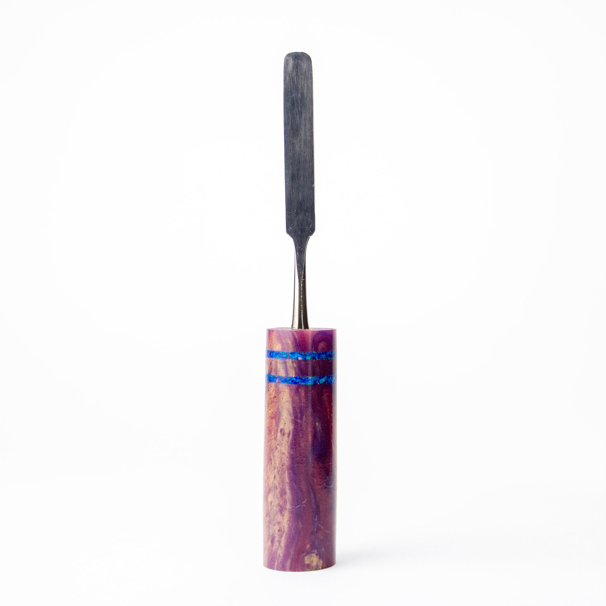 Hash Handles Crushed Opal & Plum Tyfusion Resin Dabber Tool #HAH55 - Planet Caravan