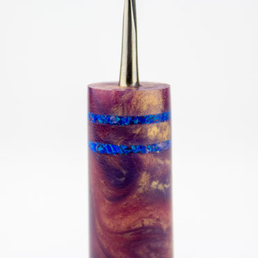 Hash Handles Crushed Opal & Plum Tyfusion Resin Dabber Tool #HAH55 - Planet Caravan