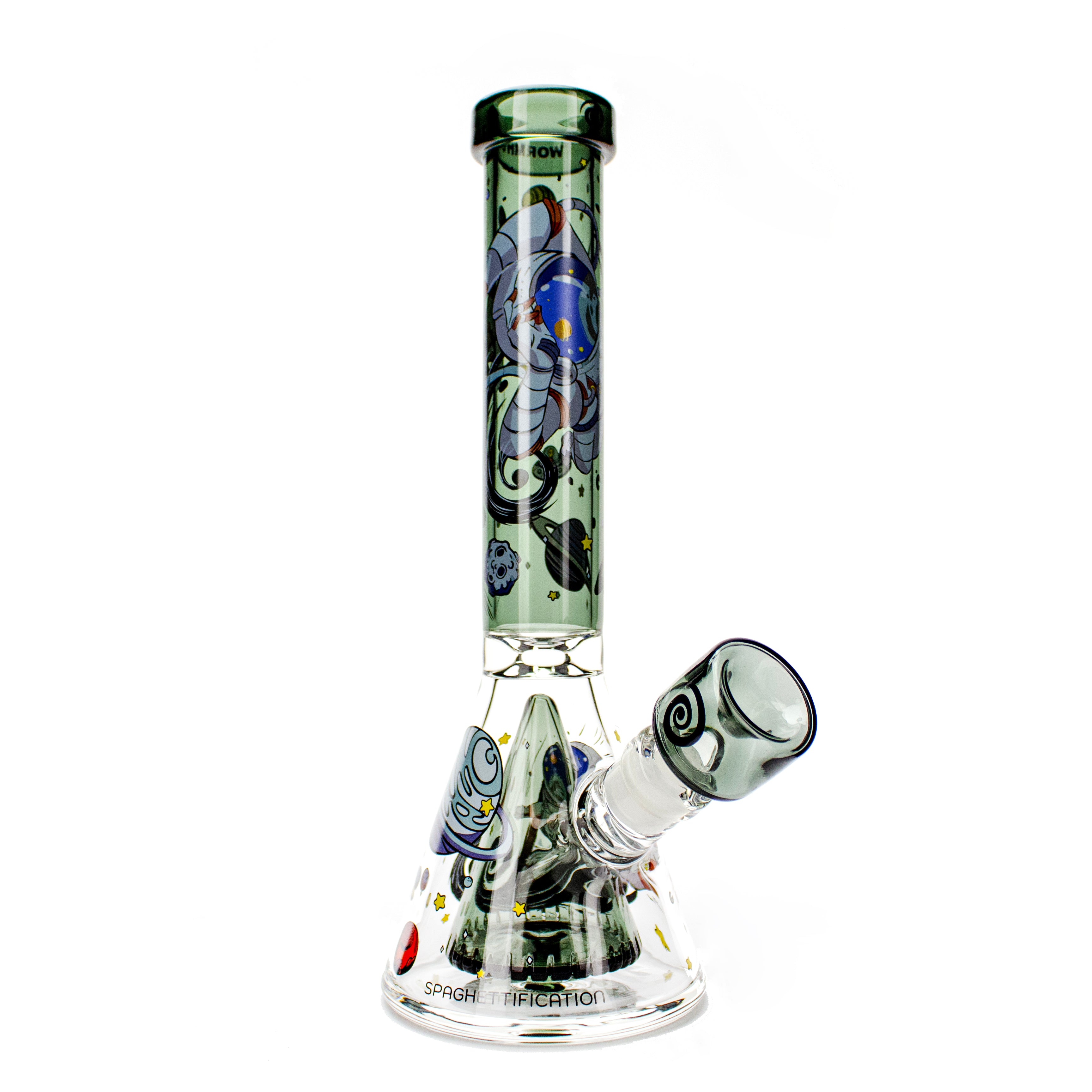 Smoke Spaghettification Mini Beaker Bong #WH-178 – Planet Caravan