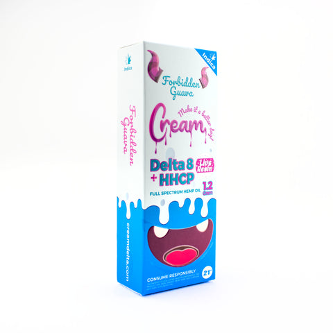 Cream Delta 8 Disposable Vape 1g - Planet Caravan