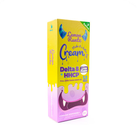 Cream Delta 8 Disposable Vape 1g - Planet Caravan