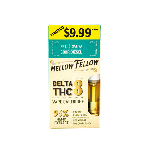 Mellow Fellow Delta 8 Cartridge 1g - Planet Caravan