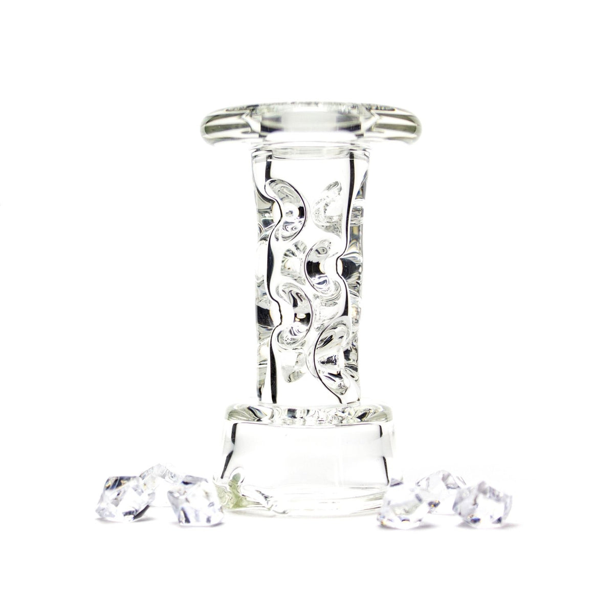 Durin Glass Clear Cooling Tower Peak Dry Top DUR01 Vaporizer Attachments | Planet Caravan